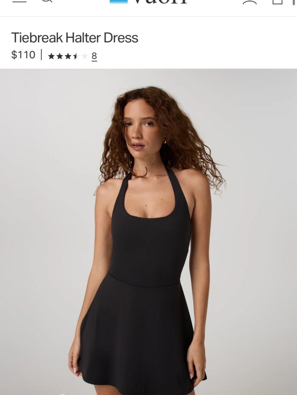 Vuori Halter Dress with Drawstring Waist - Picture 7 of 7